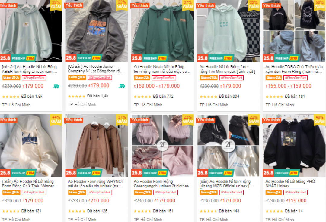 Review 10 shop bán áo hoodie đẹp nhất trên Shopee 4 Shop áo hoodie đẹp 2T Clothes