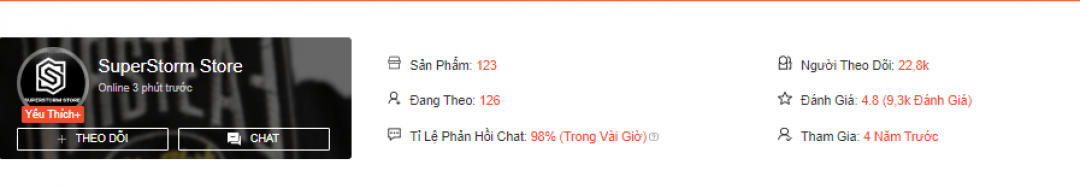 Review 10 shop bán áo hoodie đẹp nhất trên Shopee 17 Shop bán áo hoodie đẹp SuperStorm Store