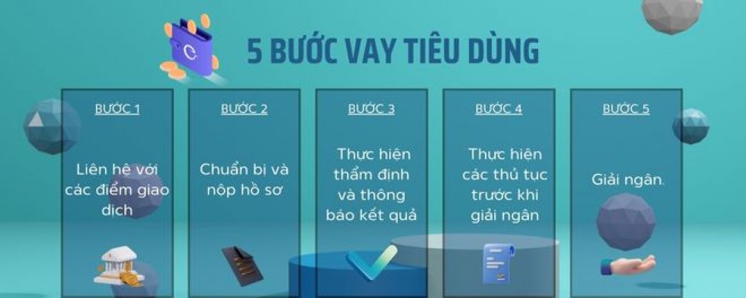 5 bước vay tiêu dùng vietcombank