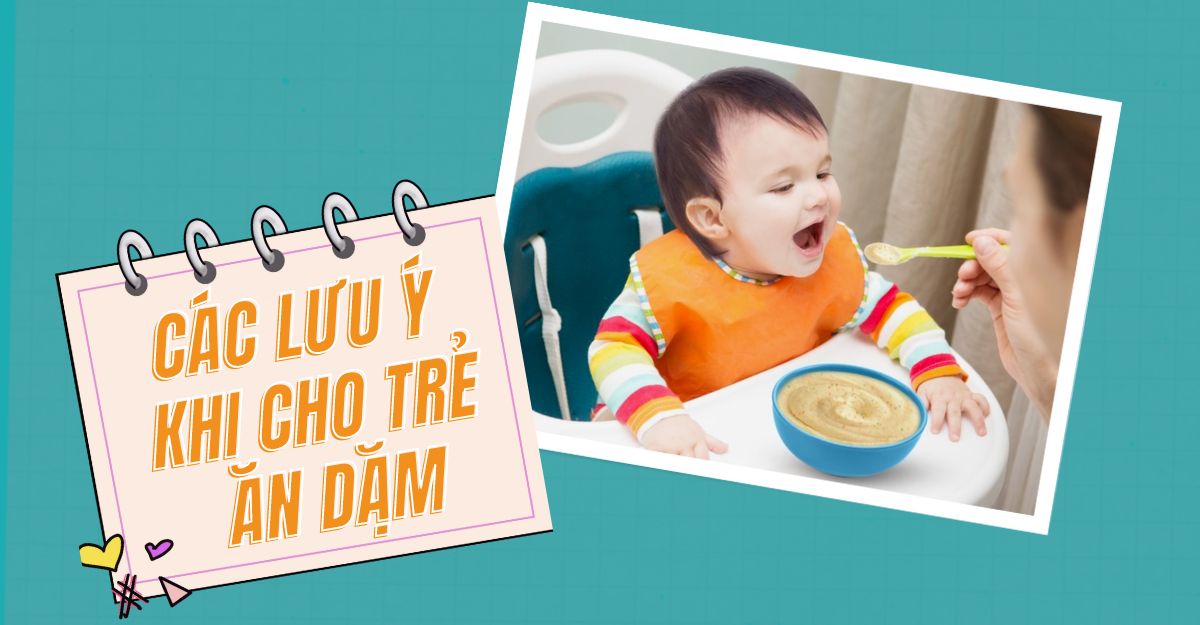 5 shop bán đồ ăn dặm uy tín trên Shopee dành cho bạn 16 Các lưu ý khi cho trẻ ăn dặm