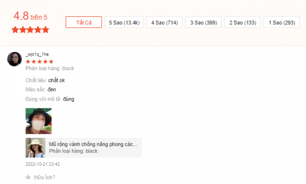 Review 8+ shop bán mũ thời trang đẹp trên Shopee 7 Đánh giá shop - Chasing beautiful accessories