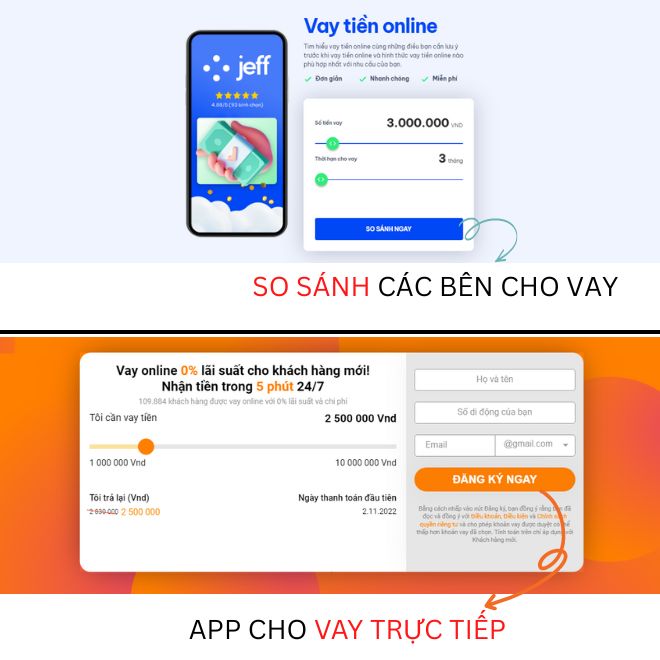 Sự khác biệt giữa Jeff và các app vay tiền khác 2 Điểm khác biệt của Jeff với các công ty tài chính khác