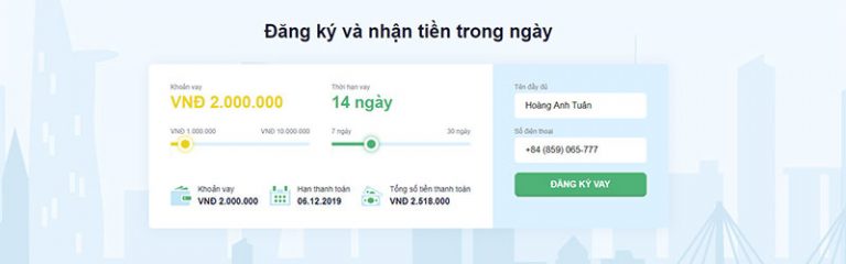 Tamo - app cho vay online hỗ trợ trả góp