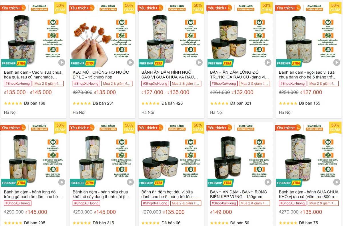 5 shop bán đồ ăn dặm uy tín trên Shopee dành cho bạn 7 Trang chủ M'shop