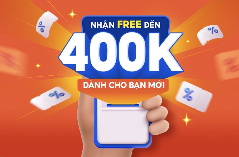 Mã giảm giá Shopee 400k cho người mới
