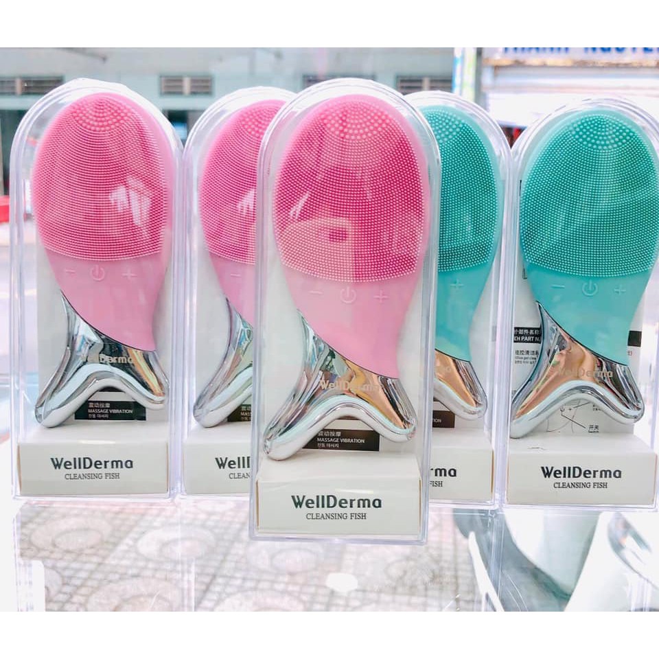 Máy rửa mặt con cá Hàn Quốc Wellderma