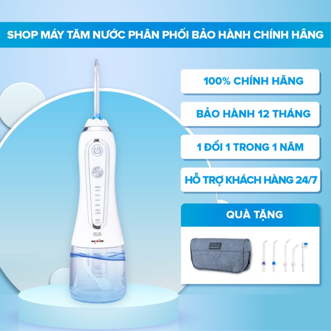 May tam nuoc cam tay Maxcare Max456S
