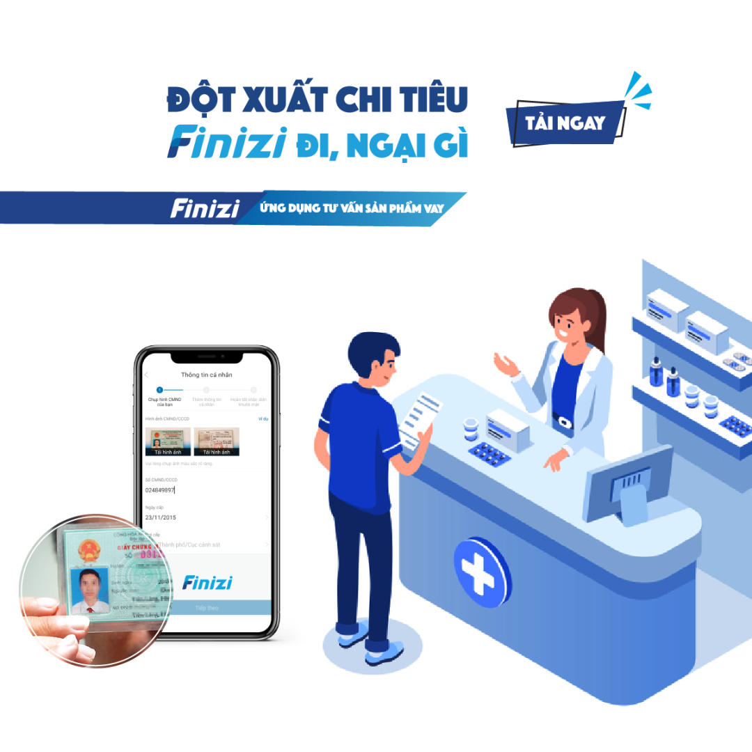 vay qua CMND trên finizi