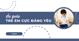 Mẫu áo polo trẻ em đáng yêu mà các mẹ cực mê
