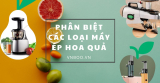 Kinh nghiệm chọn mua các loại máy ép hoa quả